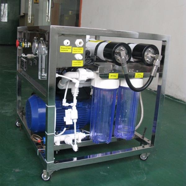 Small Seawater RO Plant 99.7% Rejection efficiency Antibacteria 220V