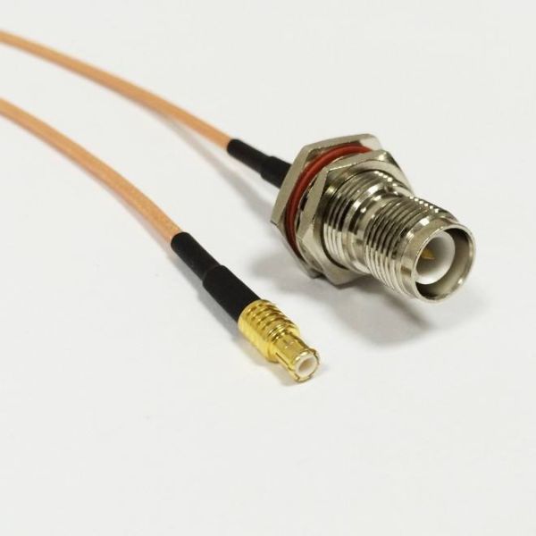 TNC Male Crimp Type Plug Connector RF Coaxial Cable with IP67 Brass Housing for RG58 RG223 RG316 DC-11GHz