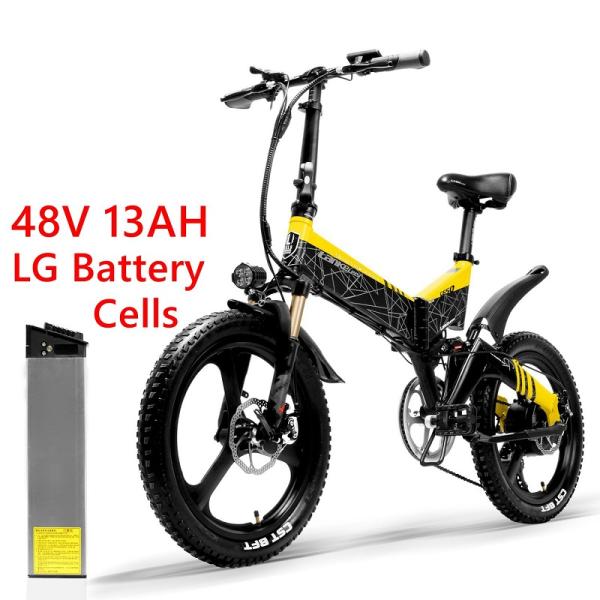 G650 Foldable 20 Inch Electric Bike Rear Suspension Alloy Crown Suspension Fork