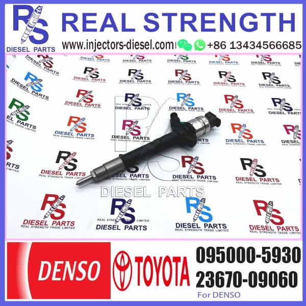 common rail injector 095000-5930 for toyota truck diesel pump injector 23670-09060 for toyota high pressure engine