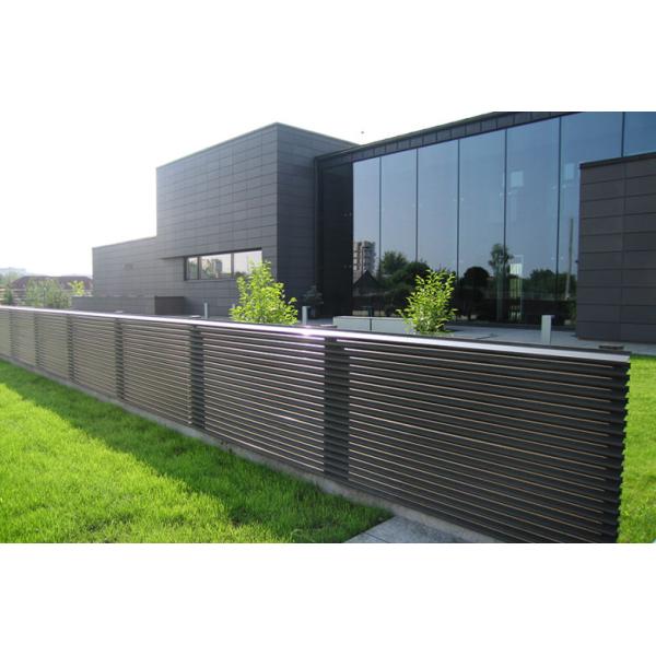 Внешние алюминиевые вертикальные люки Жалюзи Рама Внешняя вентиляционная решетка