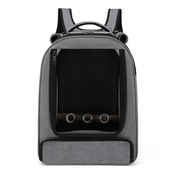Lightweight Bird Parrot Pet Carrier Bag Cage Outdoor Mesh Large Foldable Travel Backpack