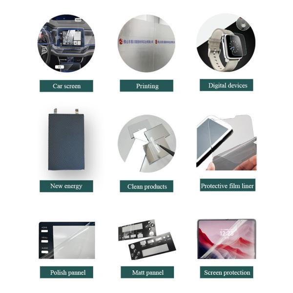 High Cleanliness Red PET Embossed Protective Film For Light Guide Plate