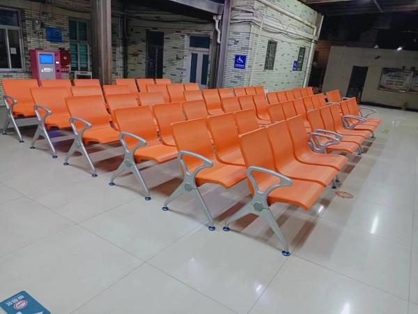Padded Hospital Waiting Room Chair with Steel Frame
