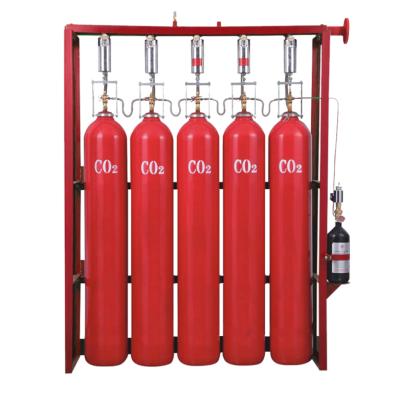 CE Certification CO2 High Pressure Fire Suppression System for Various Fires