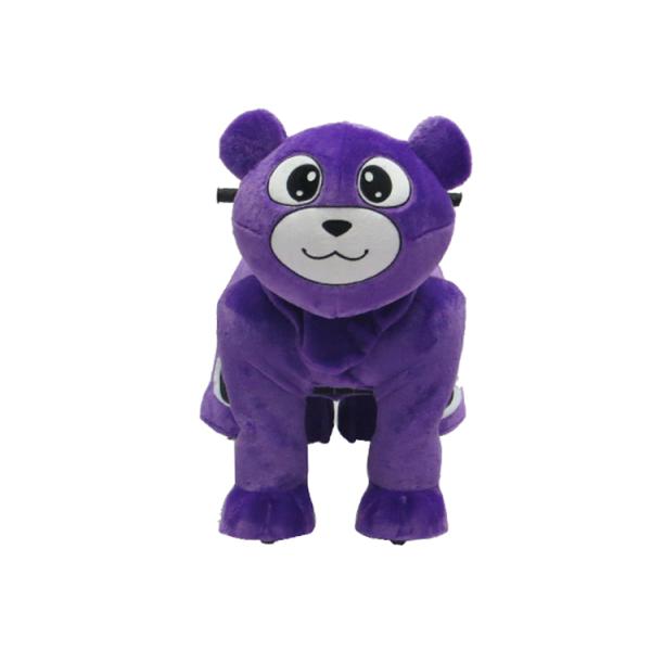 Human Power Plush Walking Horse Toy plush electrical toy animal mechanical ride on horse