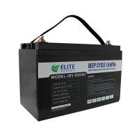 Alimentation d'énergie de phosphate de lithium de batterie de Rechargable 12V 100Ah LiFePO4