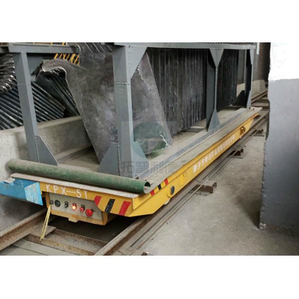35 Ton Metallurgy Industry Motorized Steerable Rail Transport Car For Slag Scrap Handling
