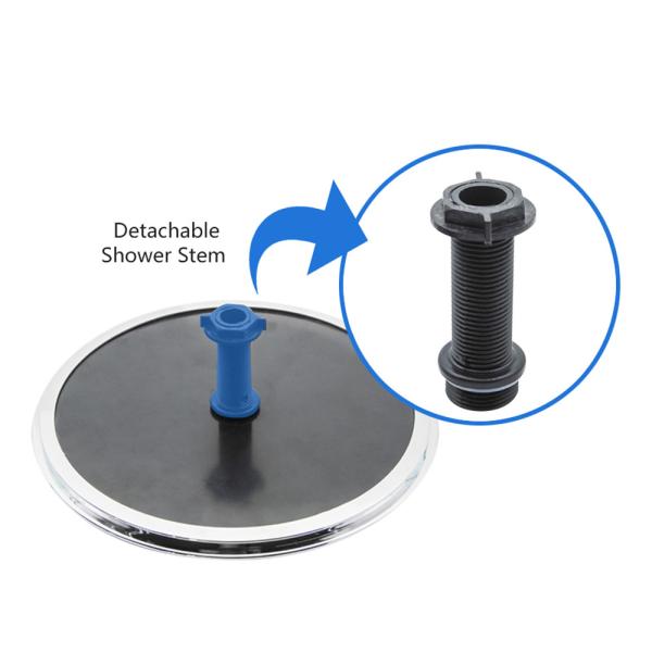 High Pressure 10 Inch Rain Shower Head , Anti Bacterial Large Round Shower Head