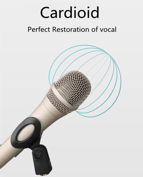 GESTTON Foldable USB Studio Condenser Microphone Bulit In Chip High Sensitivity