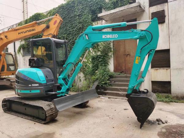 KOBELCO 55 Hydraulic Mini Excavator SK50 SK55 SK60 SK70 Used Machine with Consumption