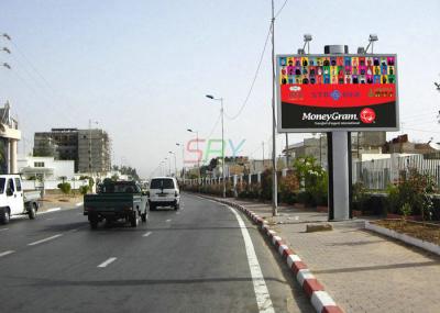 High Brightness Outdoor LED Billboard , electronic P8 Led Advertising Displays