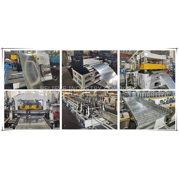 Customized Roll Forming Machine for Hot-dip Galvanised / Powder Coated Steel Perforated Cable Trays