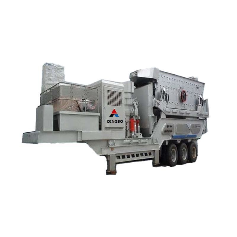 Portable Stone Gold Ore Crusher Mobile Rock Jaw Crusher with Semi-automatic Automation