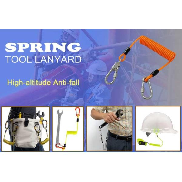 Гибкие удя талрепы/свернутые спиралью Retractable инструментов гребли привязывают с Carabiner