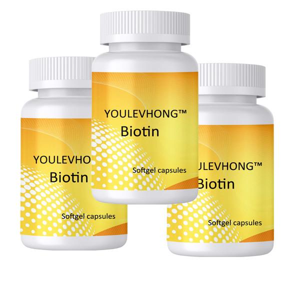 Natural Biotin 5000Mcg Vegeterian Capsules Support Hair Skin And Nails Vitamin Supplements YOULEVHONG Supplements Skin Beauty Herbal Health Natural Extract & Multivitamin