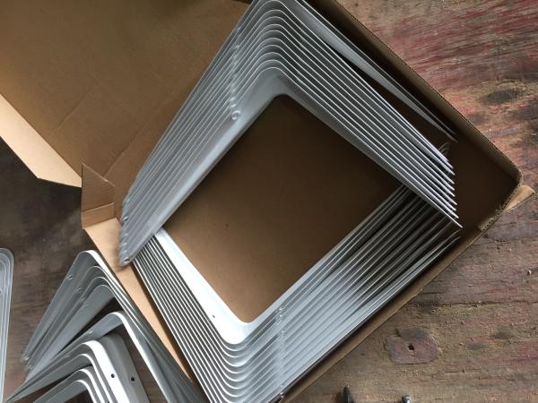 40cm 50cm Decorative Wall Bracket Corner Glass Angle Steel Brackets