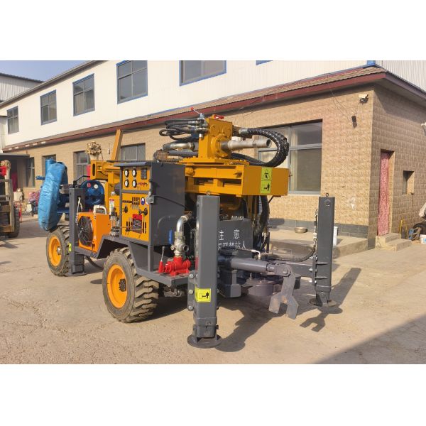 Heavy Duty Trailer Based Drilling Machine  Mountainous Plains Borehole Choice