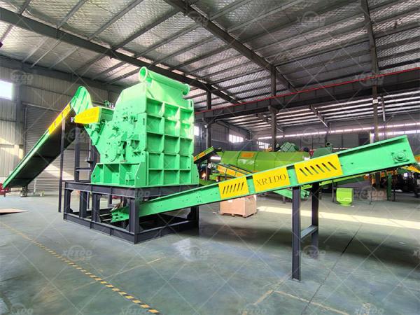 High Capacity Scrap Metal Crusher Hammer Crusher Iron Steel Crusher Machine