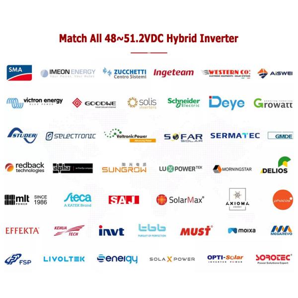 Мобильная литийная батарея Amosolar 48V для бытового использования 5kWh/10kWh LFP для хранения солнечной энергии