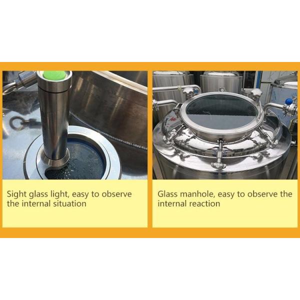 Stainless Steel 2 Vessel Brewhouse 20BBL Brewery Equipment With Electric Heating