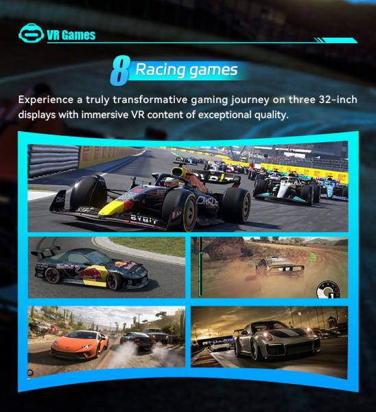 6 Dof Racing Simulator Game Machine Vr Car Driving Simulator