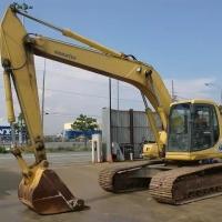 Excavadora Komatsu PC200-6 usada con motor Cummins renovado para minería de construcción