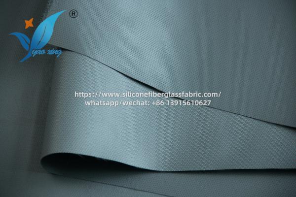 0.4mm Silicone Coated Fiberglass Fabric Fireproof Chemical Resistant