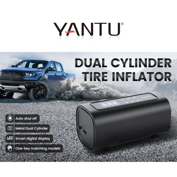 YANTU A22 Double Cylinder Wireless Air Compressor High Pressuret Tire Inflator 150PSI