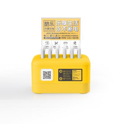 3 In 1 Power Bank Rental Kiosk 5000mAh 6 Port 4G 5G App Pay