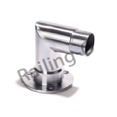 90 Degree Base Elbow 85×42.4 H85 AISI304 316 Satin Mirror For Handrail Post