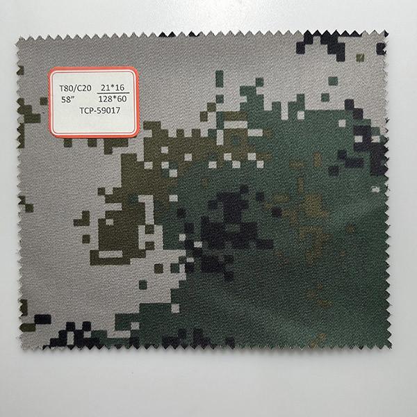 Ocean Jungle Work Fabric Outdoor Clothing Camouflage Fabric 21X16 120X60