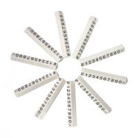 Cube de prix de bijoux 7x5mm pour des affichages élégants et des solutions de stockage