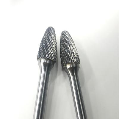 F1225 Tungsten Flame Carbide Burr / Carbide Grinding Burrs Long Service Life