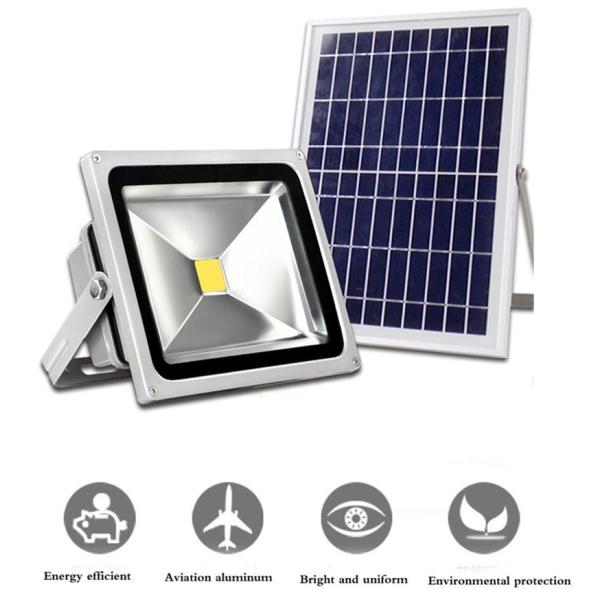 Garden COB Solar Outdoor Flood Lights , Solar Exterior Flood Lights Aluminum Alloy