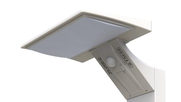 Durable 3w Solar Powered LED Wall Light Outside ABS PC Lamp Shell Energy Saving