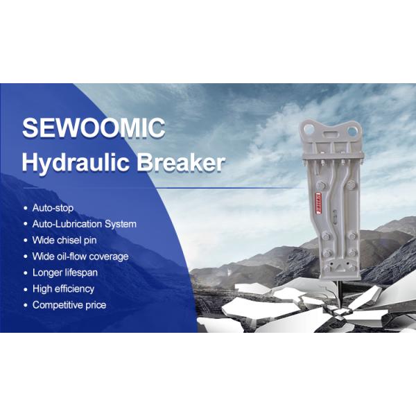 HB20G Top Type Design Efficient Demolition Premium Hydraulic Rock Breaker For 20 Ton Excavators