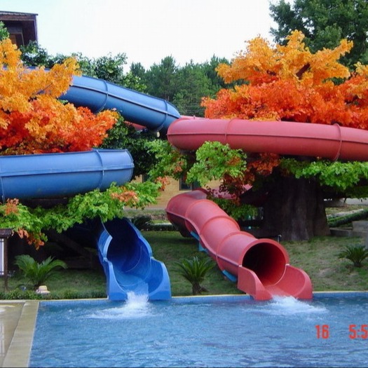 Customized Kids Water Slides Amusement Park Games For Family Interaction