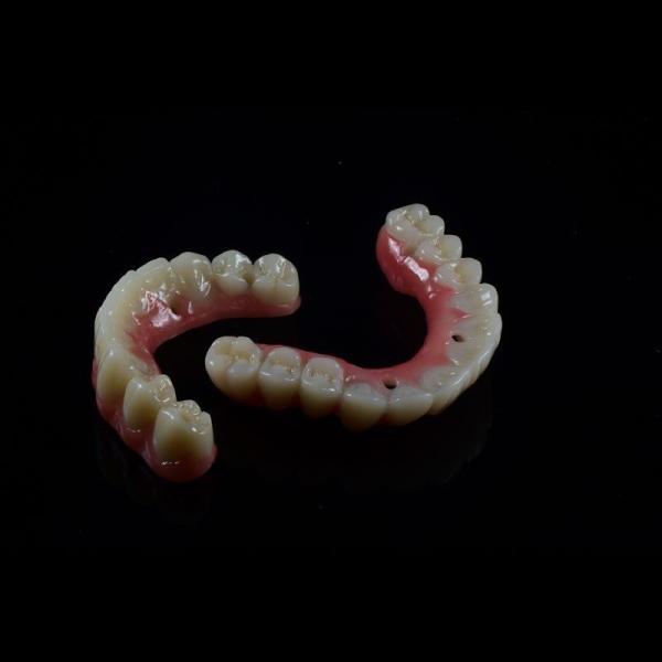 CAD CAM Milled Temporary Replacement Tooth Dental Implant Crown Bridge