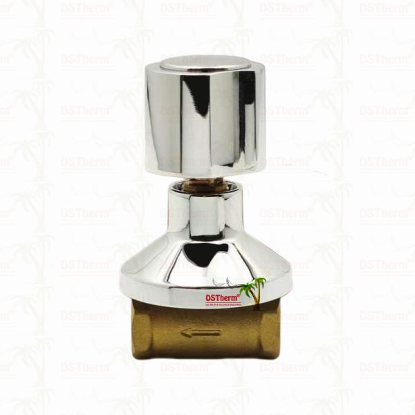 Chrome Plated Brass Stop Valve Global Valve South American Style B 1/2