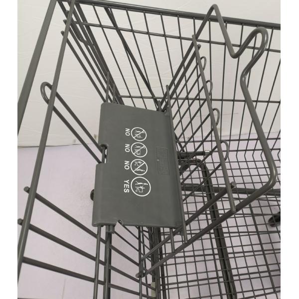 американская тележка вагонетки бакалеи колеса PU вагонетки покупок супермаркета стиля 150L