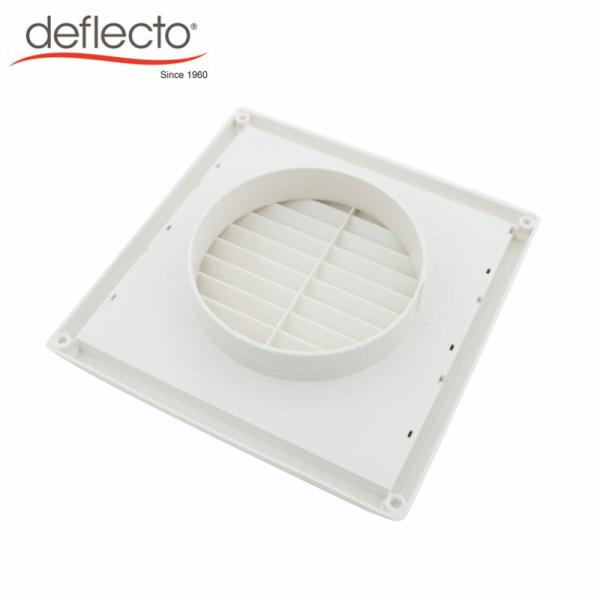Professional Plastic Air Vents 6 Inch 150mm Diameter White Color HVAC Systems Parts
