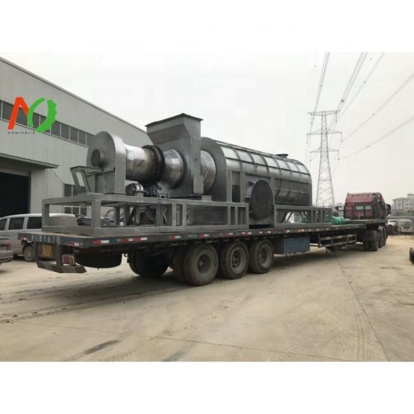 Easy to Operate 4/6/8m3 Mini Biochar Horizontal Airflow Carbonization Rotary Furnace
