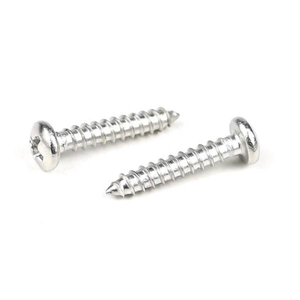 Pan Head Phillips Wood Screws in 304 Stainless Steel for Wood Guardrail Construction