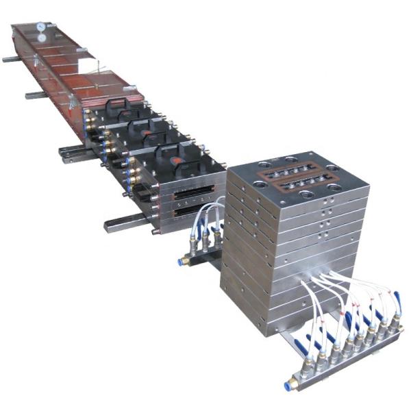 AutoCAD Designed PE WPC Decking Profile Louver Wall Cladding Production Line for Market