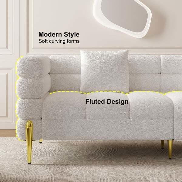 Luxury Living Room Sofa Set Fabric Velvet Sofas Modern Sectional Cover Couch Recliner
