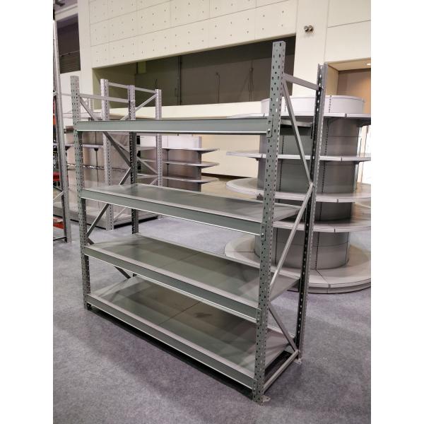 Upright Style Medium Duty Storage Racks Corrosion Protection 3 Years Warranty