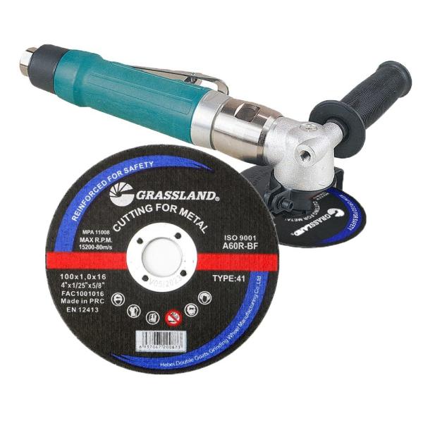 4 inch Metal Grinding Discs for Straight and Chip-Free Cuts 100mm x 1mm x 16mm Continuous Wheel Blade Tough Aluminum Oxide Abrasive 80 m/s
