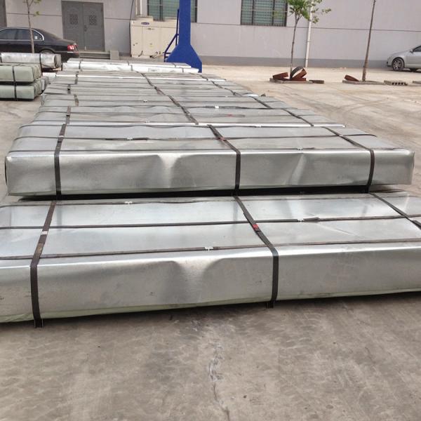 Width 600mm Corrugated SGCH SPCC Galvanized Roofing Sheets