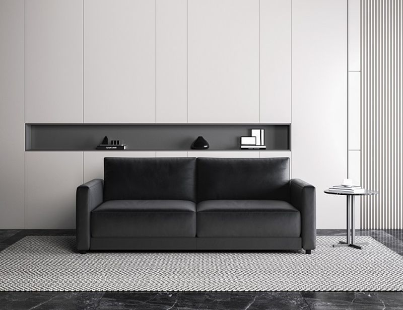 Solid Wood Frame Office Reception Sofa Multiple Sizes Waiting Room Sofas